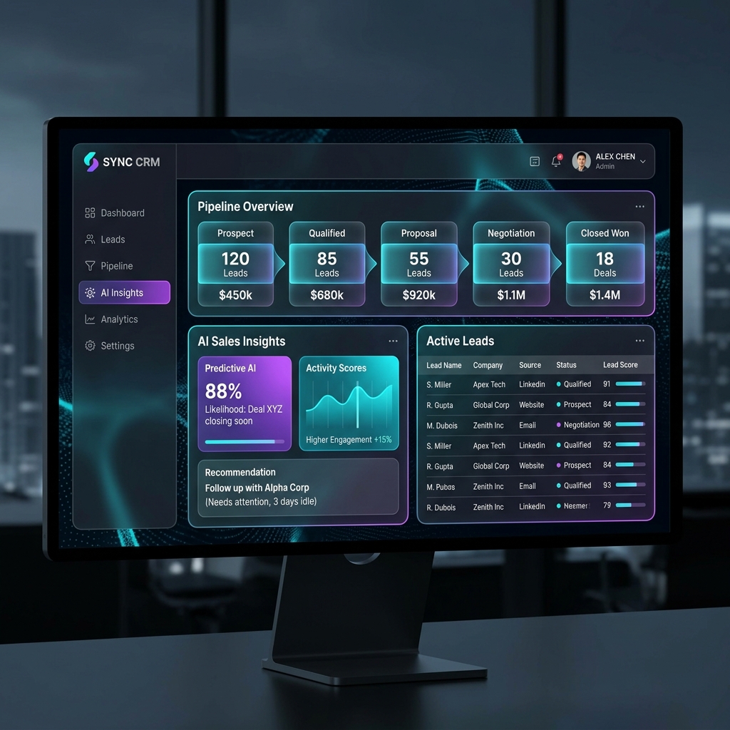 ACNS CRM Dashboard
